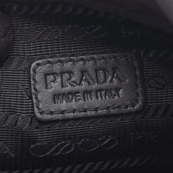 Prada ReNylon smartphone case Shoulder Bag leather black - Picture 4 of 6